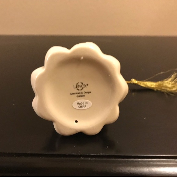 Lenox Gold and Cream Holiday Tree Ornament - Picture 3 of 3